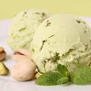 Healthy pistachio ice cream