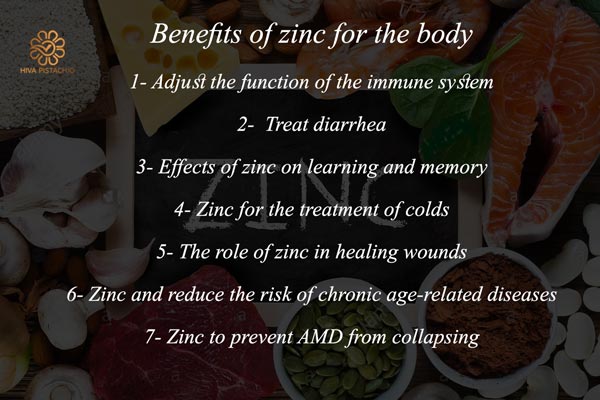 Benefits of zinc for the body