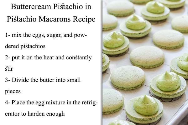 Buttercream Pistachio in Pistachio Macarons Recipe