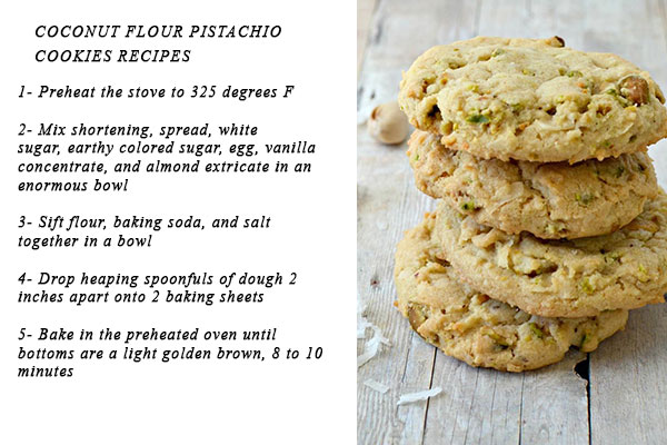 coconut flour pistachio cookies Recipes