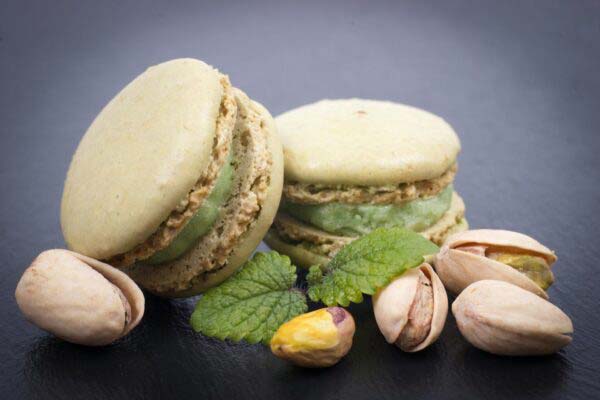 Pistachio Macarons